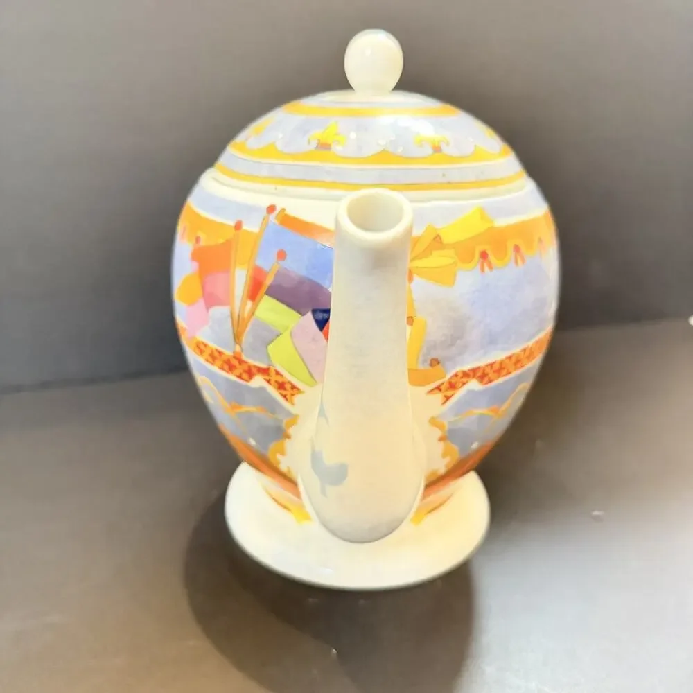 Williams-Sonoma MONTGOLFIERE Teapot - 4 Cup Hot Air Balloons - FREE U.S.SHIPPING
